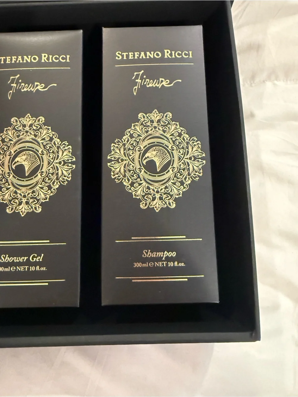 Stefano Ricci Men Grooming Cleanser Set - Black & Gold